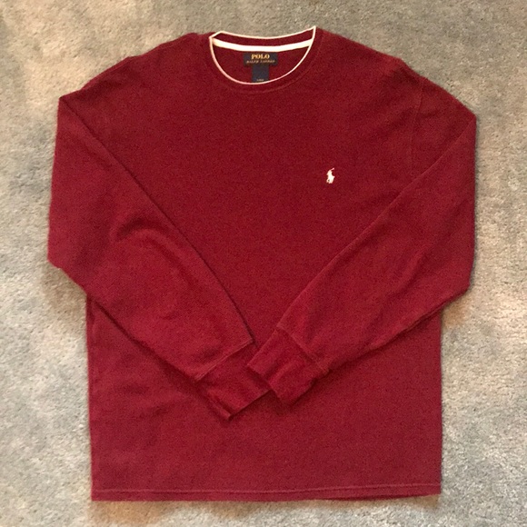 Polo Ralph Lauren Other - Burgundy Polo Ralph Lauren long sleeve ~ like new